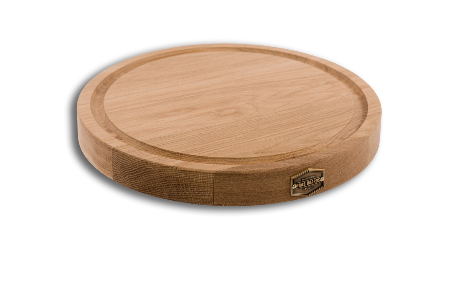 Baas Boards Ronde Snijplank Eiken 35cm 3 Baas Boards Ronde Snijplank Eiken 35cm