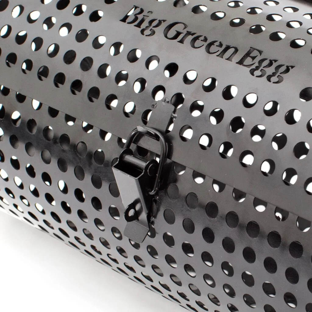 Big Green Egg Ronde Spit Mand, Tumbler Basket Voor Rotisserie 3 Big Green Egg Ronde Spit Mand, Tumbler Basket Voor Rotisserie