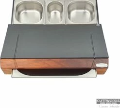 Cuttworxs Notenhouten Snijplank Large Met Sap Geul En Geïntegreerde Opvangbak -Keuken Grill Verkoop 2024 cuttworxs notenhouten snijplank large met sap geul 1