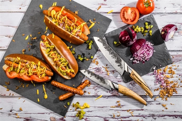 Forged Katai Santokumes 14cm 4 Forged Katai Santokumes 14cm - Afbeelding 2