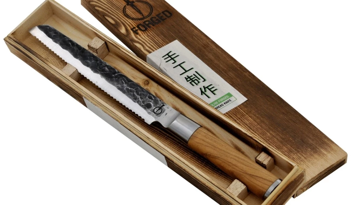 Forged Olive Broodmes 20cm 4 Forged Olive Broodmes 20cm - Afbeelding 2