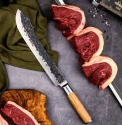 Forged Olive Slagersmes 25,5cm -Keuken Grill Verkoop 2024 forged olive slagersmes 255cm 1