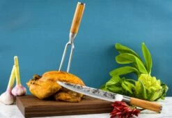 Forged Olive Trancheer Vork -Keuken Grill Verkoop 2024 forged olive trancheer vork 2