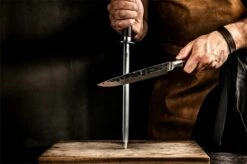 Forged Sebra Diamanten Aanzetstaal -Keuken Grill Verkoop 2024 forged sebra diamanten aanzetstaal 1