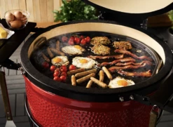 Kamado Joe Halfrond Gietijzeren Grillplaat -Keuken Grill Verkoop 2024 kamado joe halfrond gietijzeren grillplaat 2