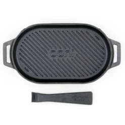 Ooni Gietijzeren Grizzler Pan Met Afneembare Greep En Houten Bord -Keuken Grill Verkoop 2024 ooni gietijzeren grizzler pan met afneembare greep 3