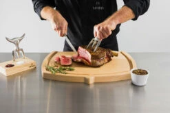 Tridens Brushed Fork & Goyon-Chazeau Cutting Set -Keuken Grill Verkoop 2024 tridens brushed fork goyon chazeau cutting set 2