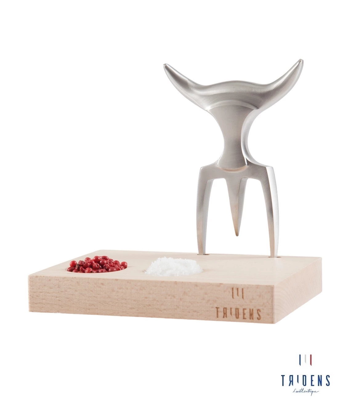 Tridens Raw Brushed Fork In Beechwood Base 6 Tridens Raw Brushed Fork In Beechwood Base - Afbeelding 4