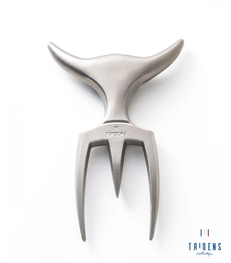 Tridens Raw Brushed Fork In Beechwood Base 3 Tridens Raw Brushed Fork In Beechwood Base