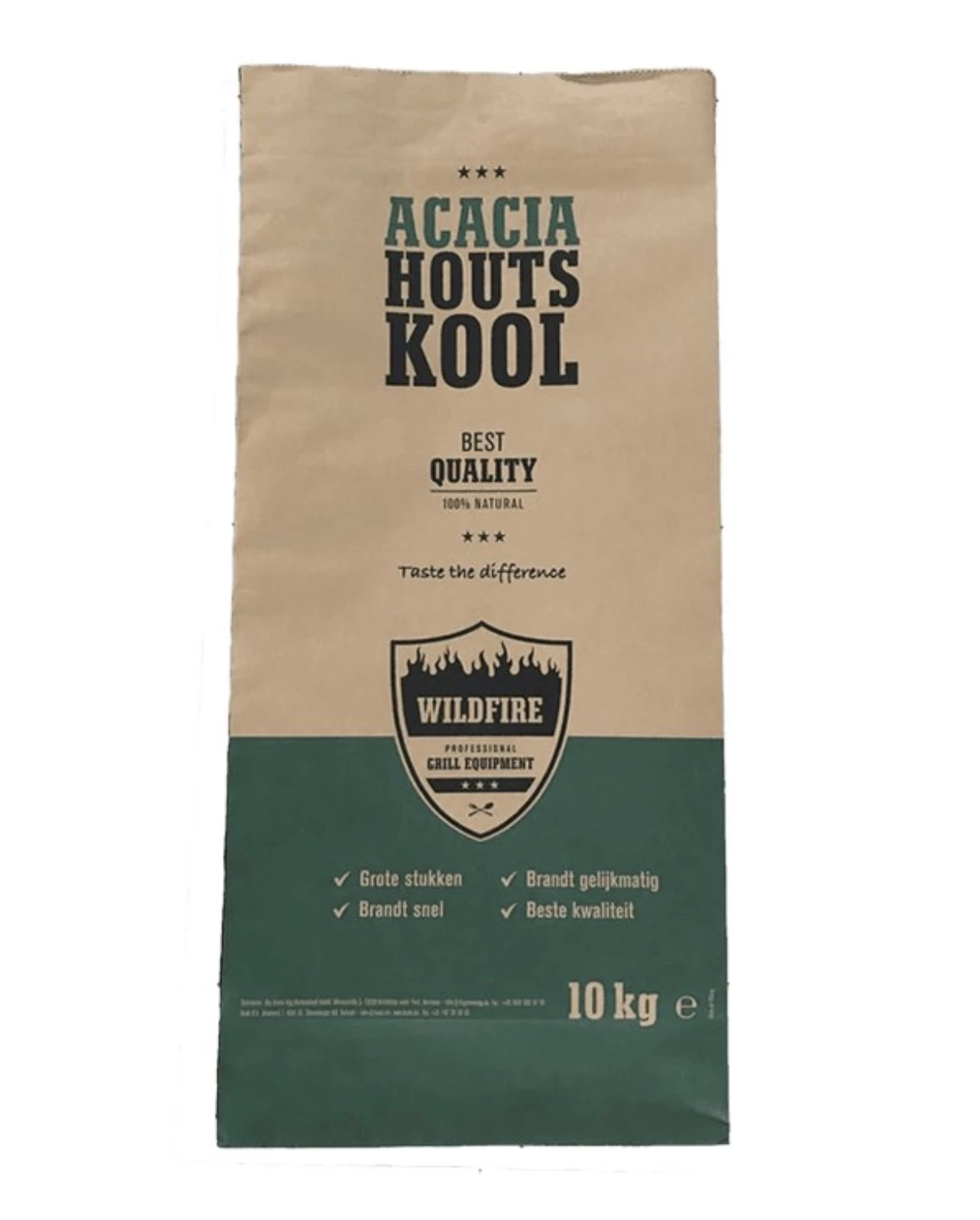 Wildfire Wildfire Acacia Houtskool 10kg 3 Wildfire Wildfire Acacia Houtskool 10kg